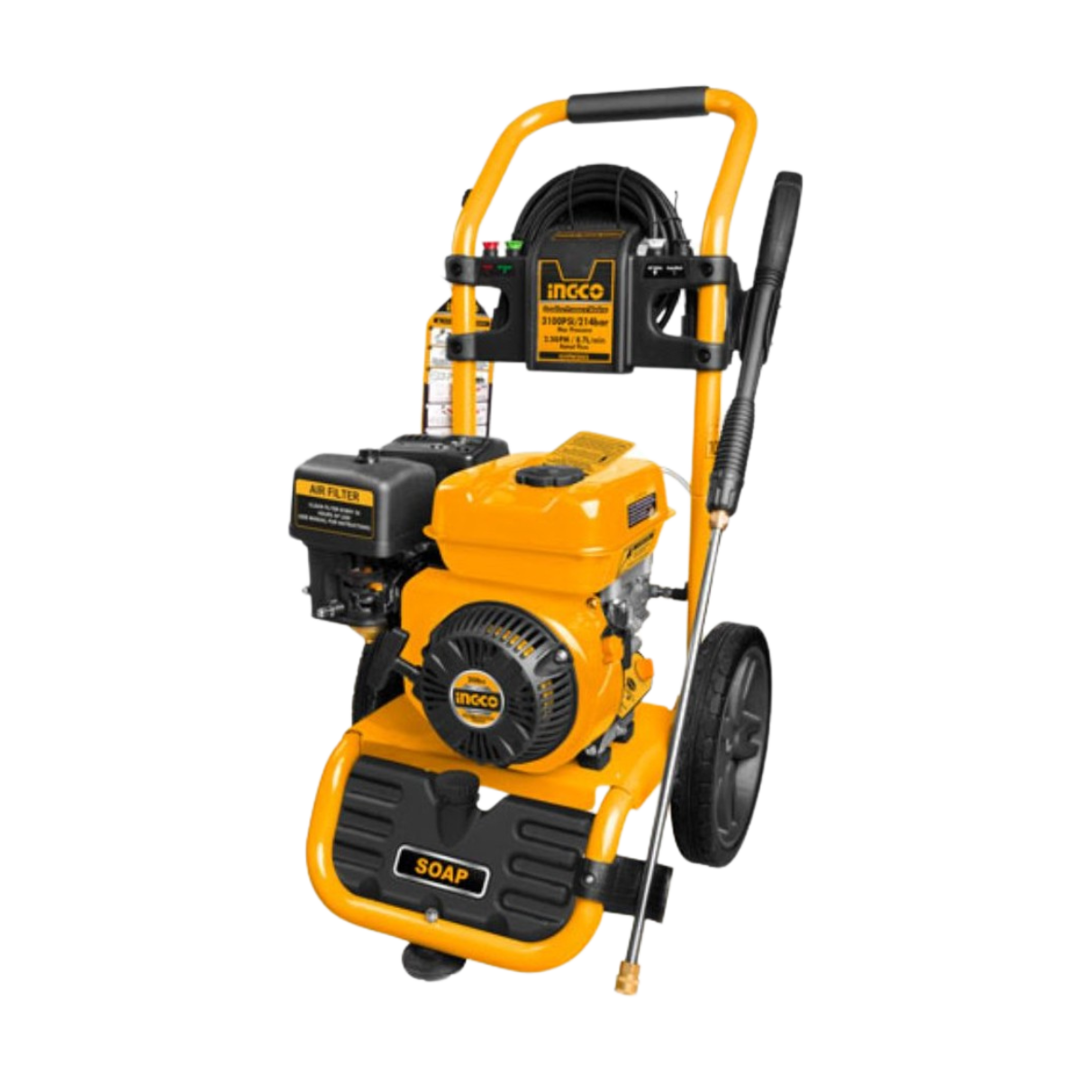 INGCO HIGH PRESSURE WASHER GASOLINE 214BAR